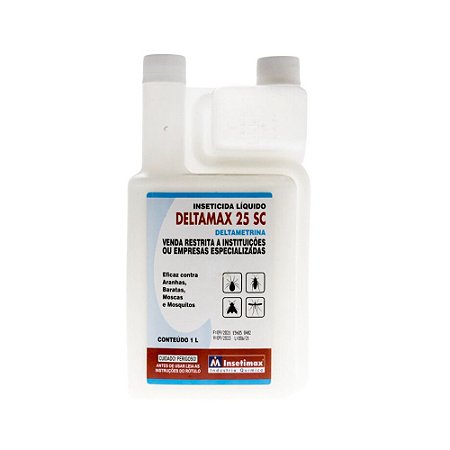 Deltamax 25 SC - Inseticida Combate mosquito da Dengue Barata Mosquitos