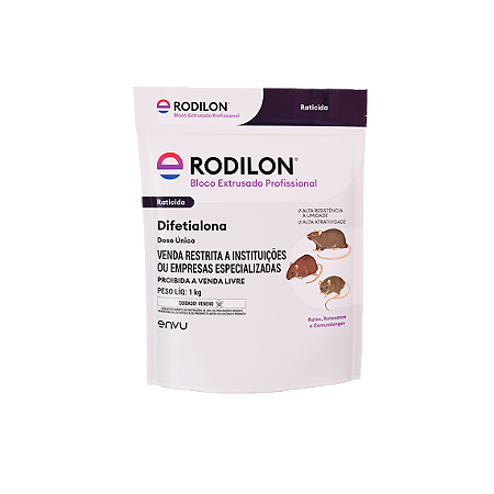 Rodilon Bloco Extrusado 1KG Envu Raticida