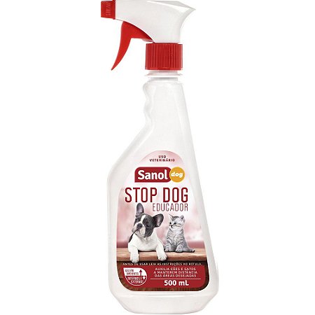 Stop Dog Educador Sanitário para cães e gatos Sanol - 500mL