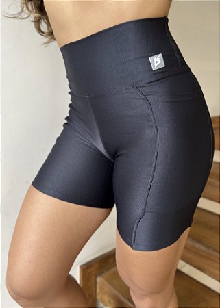 Bermuda Feminina de Corrida Com Bolsos - Run | Preta