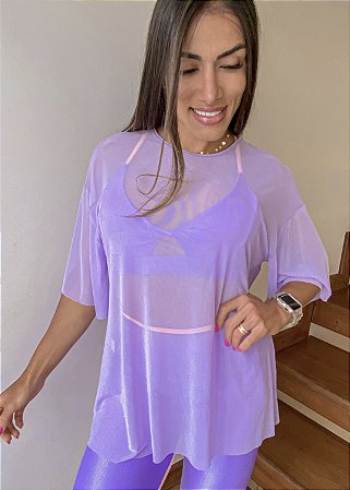 Blusa Tule | Lavanda