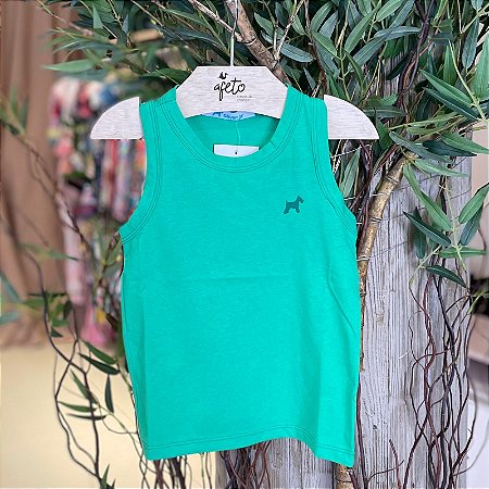 Camiseta Regata Oliver Masc Lisa Verde