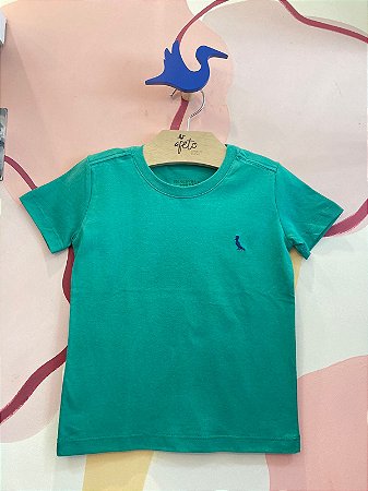 Camiseta Manga Curta Reserva Infantil Masc Lisa Verde Bandeira