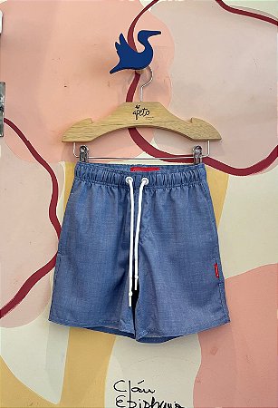 Bermuda Menino Reserva Tactel Inspira Jeans Azul