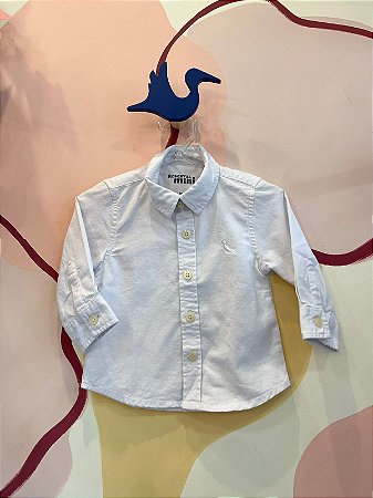 Camisa Manga Longa  Menino Reserva Oxford Branco