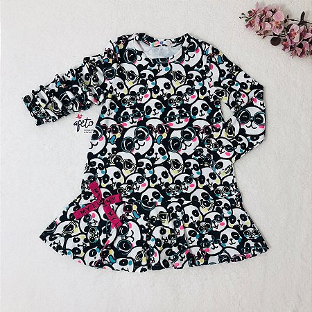 roupa infantil panda