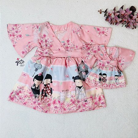 roupa japonesa infantil
