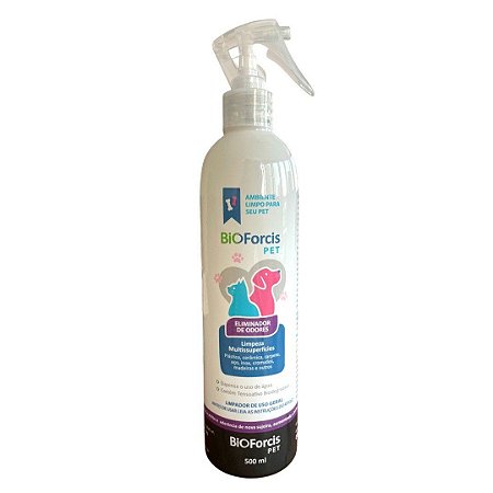 Limpeza e Eliminador Odores BioForcis Pet 500ml