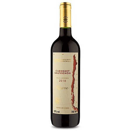 Vinho Chileno Tinto Seco Baron Philippe de Rothschild Reserva Cabernet Sauvignon 750ml