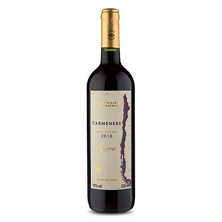 Vinho Chileno Tinto Seco Baron Philippe de Rothschild Reserva Carménère 750ml