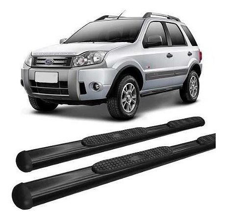 Estribo Tubolar Oval Preto Ford Ecosport