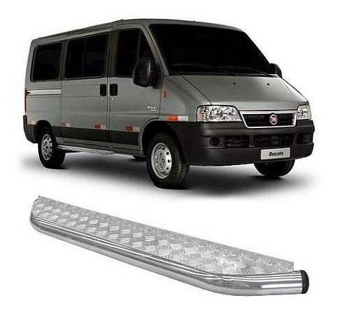 Estribo Fiat Ducato Lado Passageiro Teto Baixo Cromado