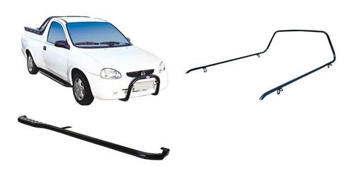 Santo Antonio E Estribo Corsa Pick Up Preto