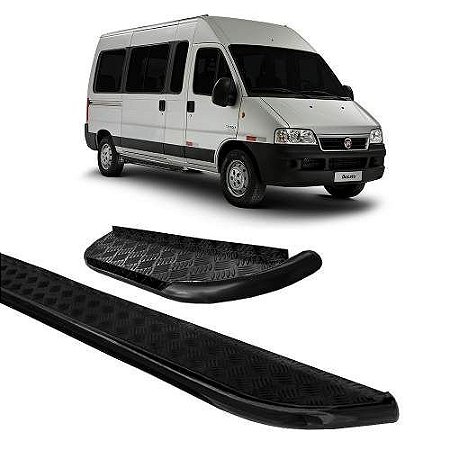 Estribo Ducato Teto Alto Par Chapa Preto