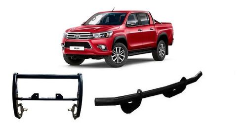 Quebra Mato Hilux Dianteiro E Traseiro C/base Guincho