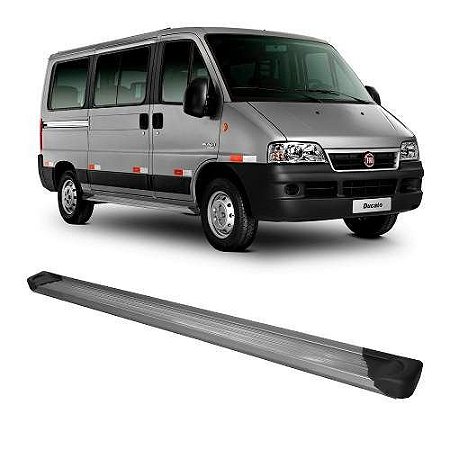 Estribo Ducato Teto Baixo Alumínio Prata