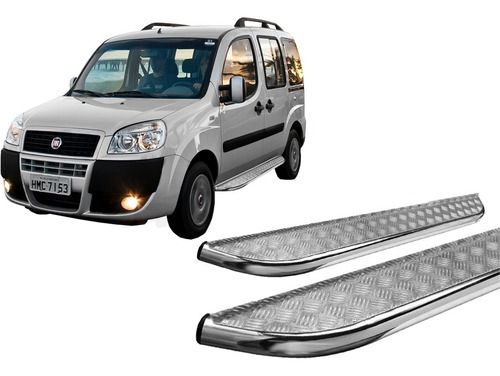 Estribo Chapa Cromado Fiat Doblo