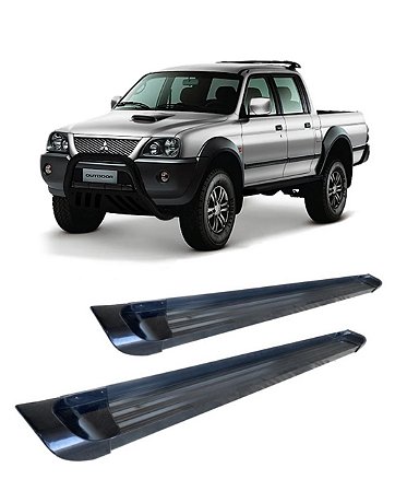Estribo L200 Sport/outdoor Aluminio Preto