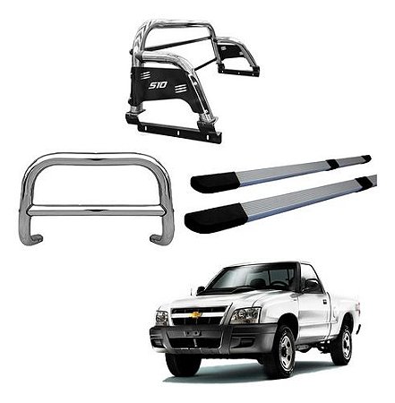 Kit Quebra Mato{santo Anh3}estr Quadr-s10 94/2011 C/s Cromo