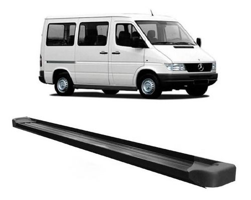 Estribo Sprinter 310 Plataforma De Alumínio Preto