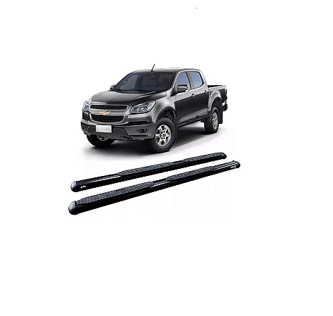 Estribo S10 2012 A 2020 Oval Oblongo Preto C/d