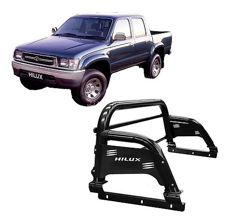 Santo Antônio Hilux Cabine Dupla 1998 A 2004 H3 Preto