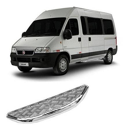 Estribo Chapa Cromado Fiat Ducato Lado Motorista