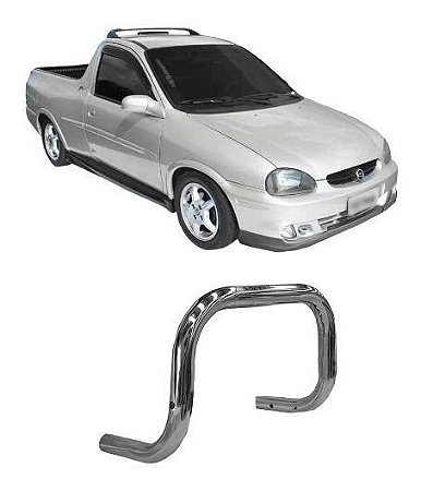 Para-choque De Impulsão Pick Up Corsa Cromado