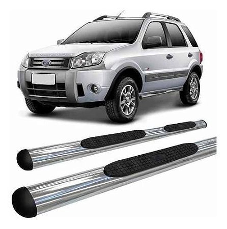 Estribo Tubolar Oval Cromado Ford Ecosport