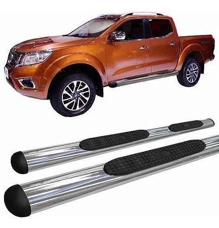 Estribo Lateral Frontier 2017 A 2020 Oblongo Oval Cromado