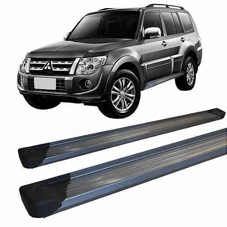 Estribo Pajero Full Plataforma De Alumínio Prata 2008/2020
