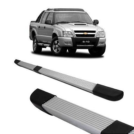 Estribo Quadrado Aluminio S10/blazer 2010 Modelo Original