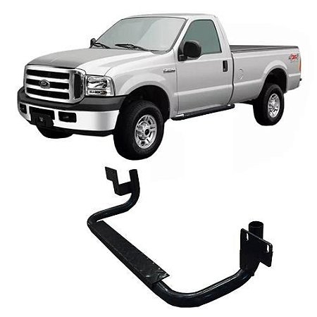 Estribo F250 Cabine Simples Chapa Preto F-250