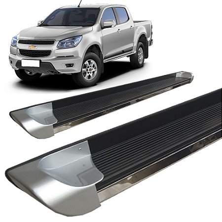 Estribo S10 2012 a 2020 Alumínio Personalizado Prata C D