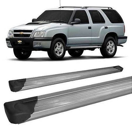 Estribo Blazer 1995 A 2011 Alumínio Prata