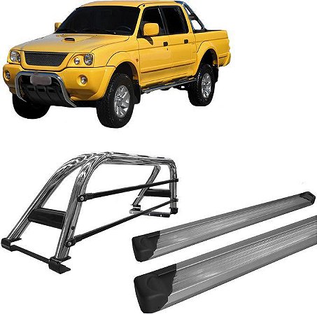 Kit Santo Antonio Estribo Plataforma Prata L200