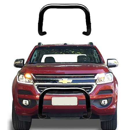 Para-Choque de Impulsão S10 12 a 2020 Preto S/Barra