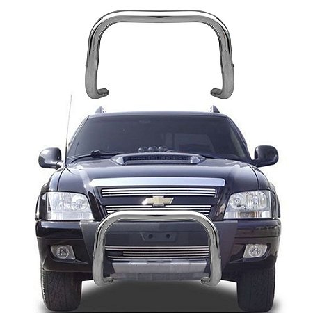 Para-Choque de Impulsão S10 94 a 2011 Cromado S/Barra