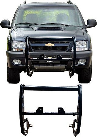 Quebra Mato Suporte Guincho Preto S/Protetor de Farol Blazer