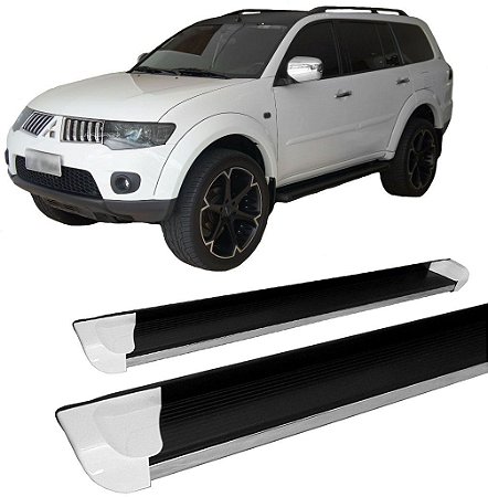 Estribo Pajero Dakar Personalizado Branco 2011 ate 2020