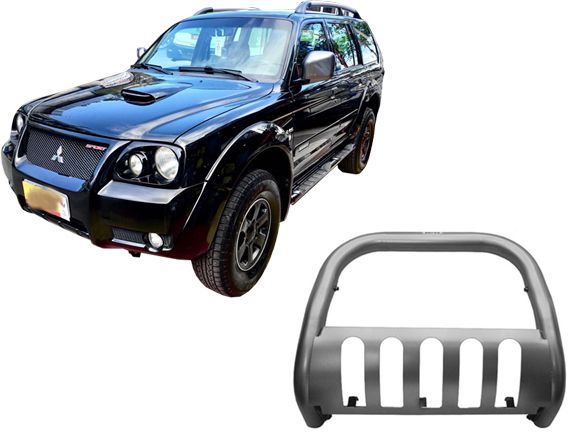 Para-choque De Impulsão Pajero Sport C Protet Carter GRAFITE