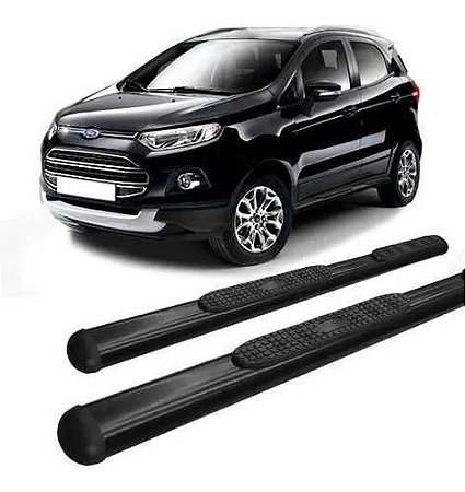 Estribo Ecosport 2013 A 2020 Oblongo Oval Preto