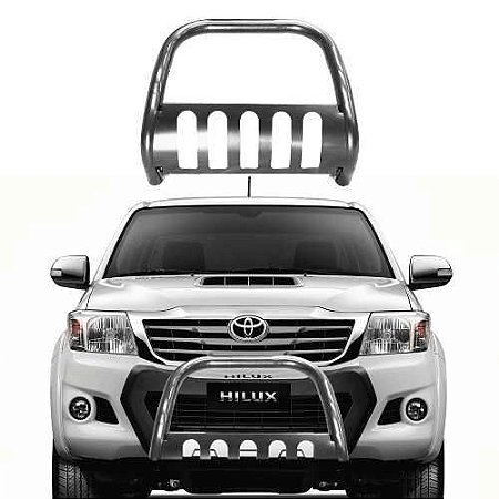 Para-choque De Impulsão Hilux 2005 A 2015 C/protetor Cromado