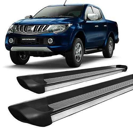 Estribo L-200 Triton 2017 Em Diante Personalizado Preto