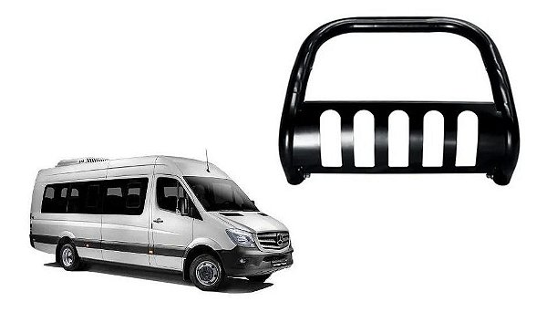 Para-choque De Impulsão Sprinter Preto C/protetor.