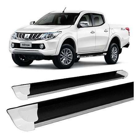 Estribo L200 Triton Nova Gls Sport 2017 Personalizado Branco