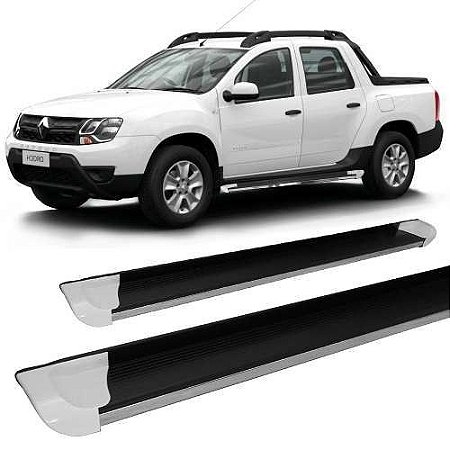 Estribo Duster Oroch 2015 A 2017 Personalizado Branco