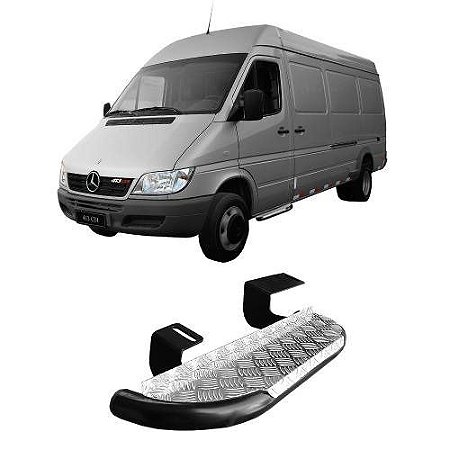 Estribo Sprinter 413 Lado Motorista Chapa Cromado