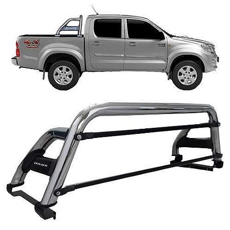 Santo Antonio H2 Hilux 2005 A 2015 Cromado