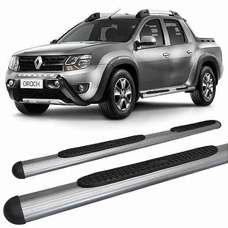 Estribo Duster Oroch Tubular Oval Grafite